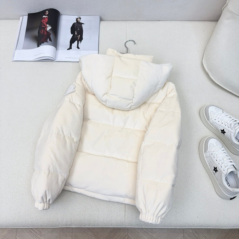 HOODED QUILTED WINTER PUFFER JACKET