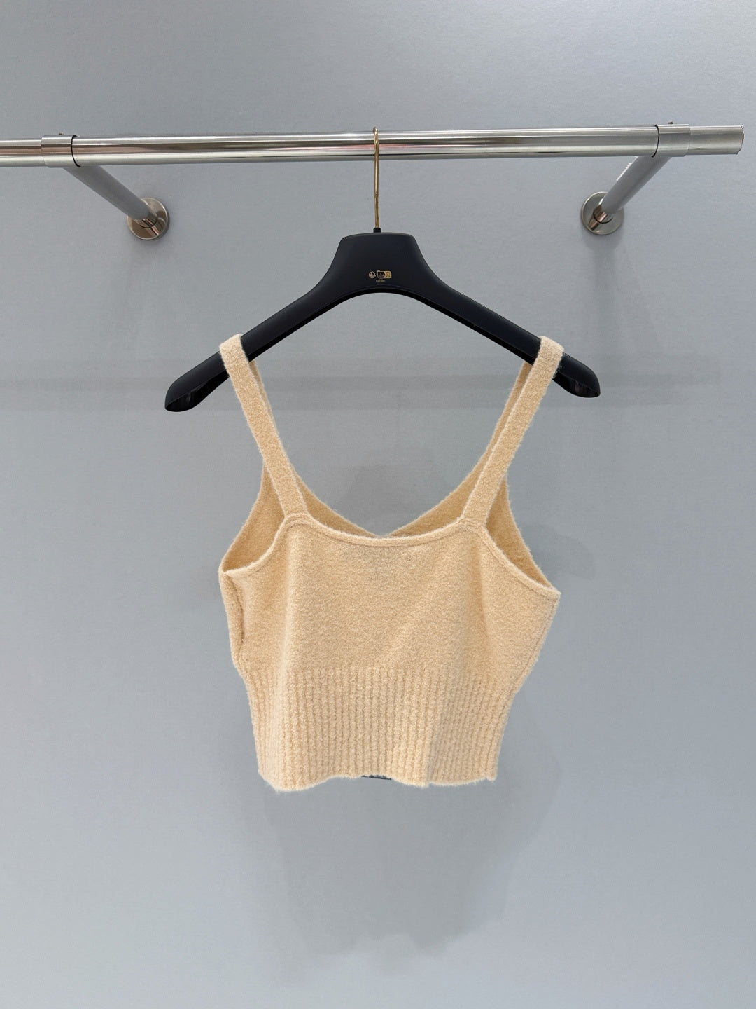 SOFT KNIT CROP TOP & SHORT SET WITH LOGO DETAIL