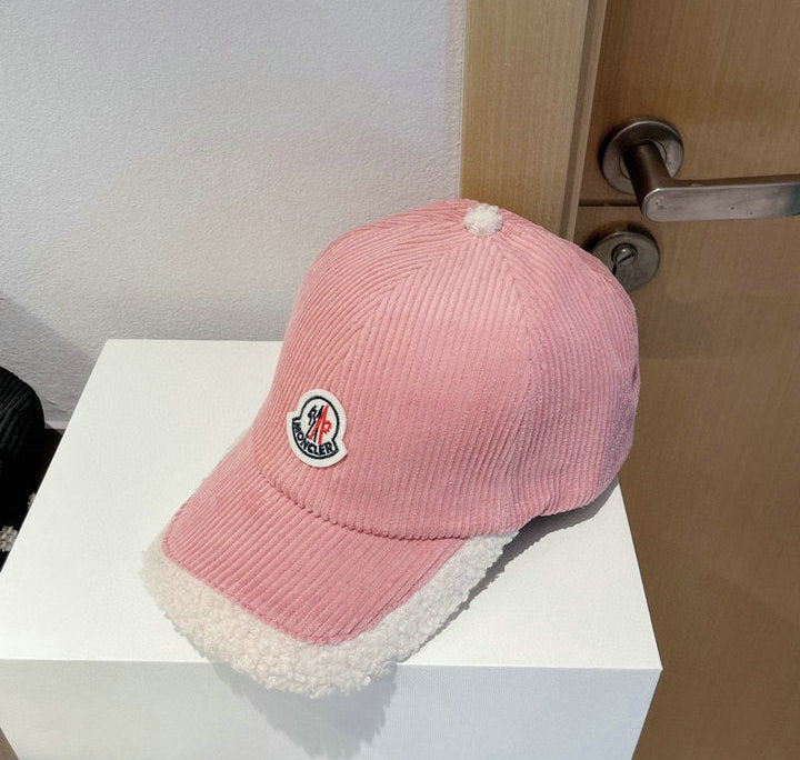 COZY CORDUROY WINTER BASEBALL CAP