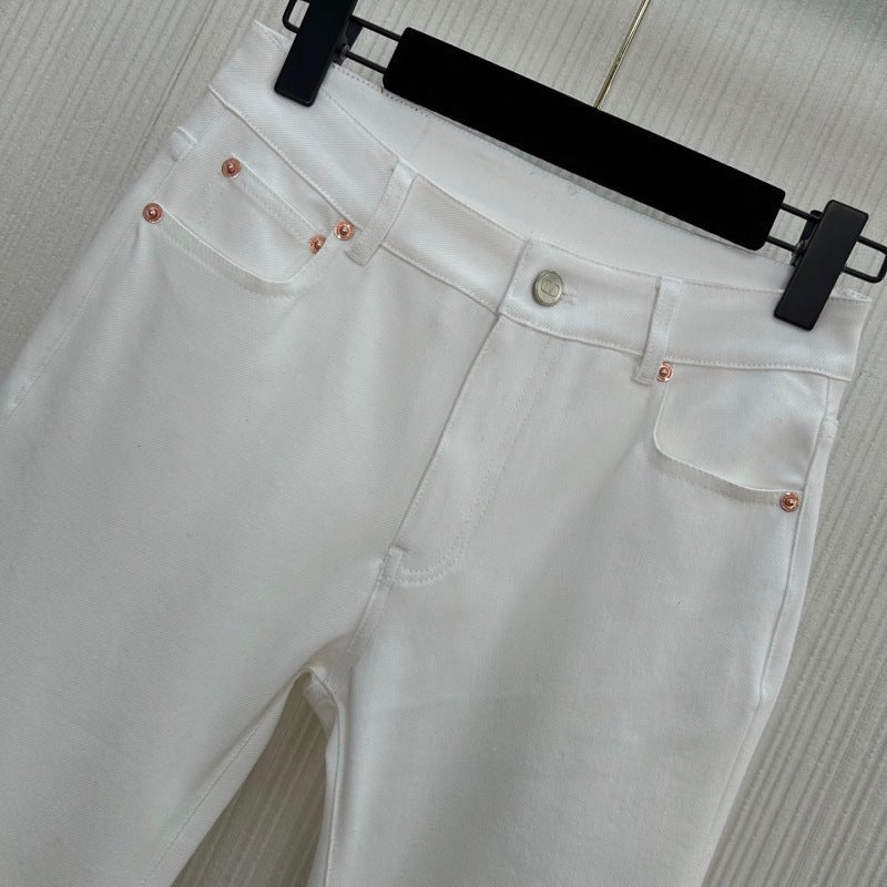 HIGH-WAIST FLARE PANTS
