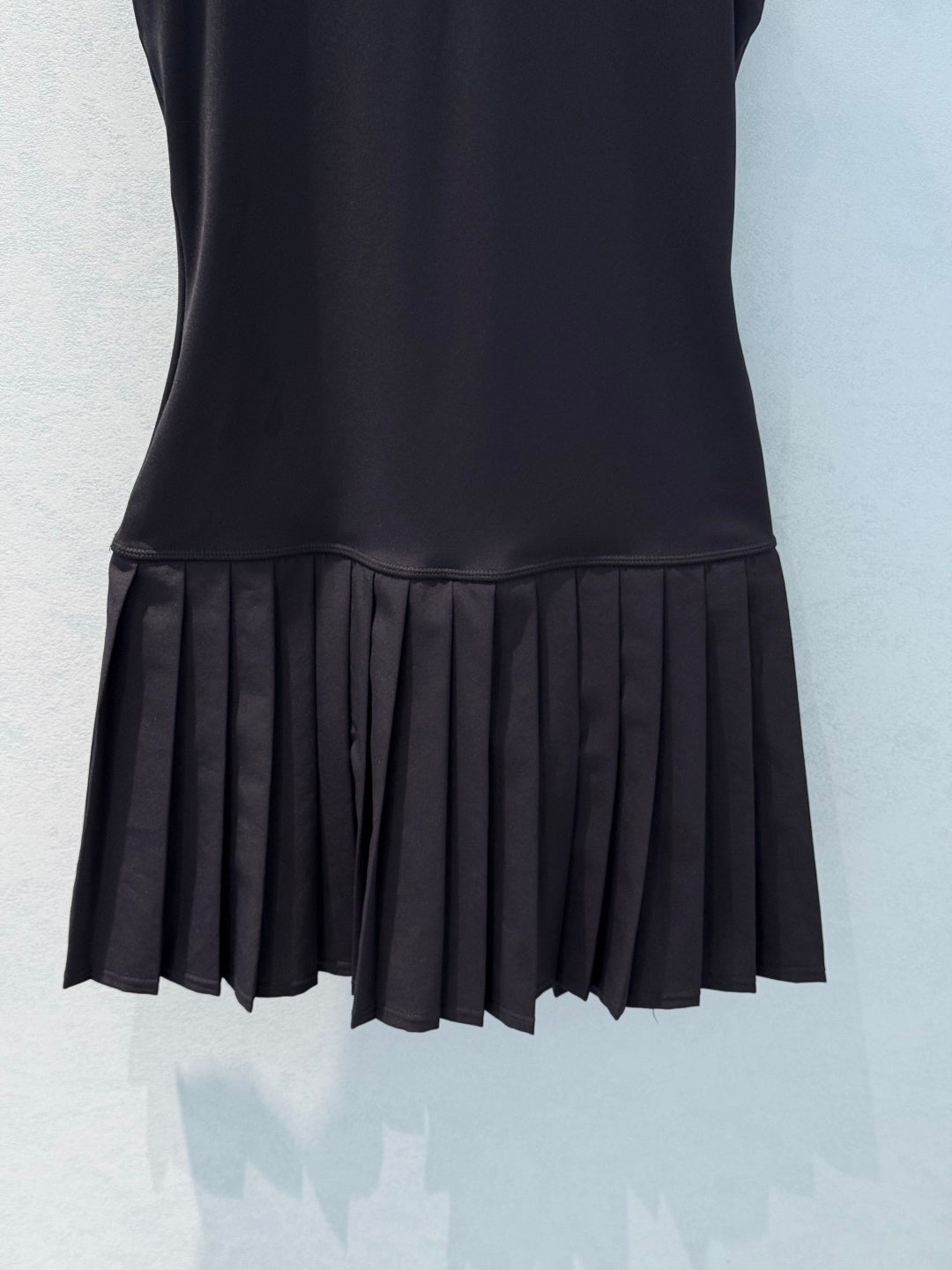 SPORTY PLEATED MINI DRESS