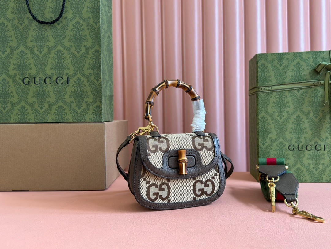 BAMBOO MONOGRAM BAG