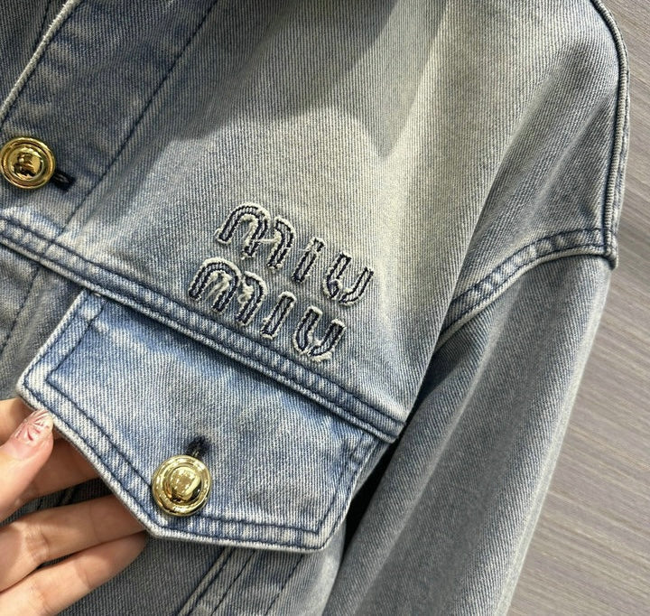 CROPPED DENIM JACKET