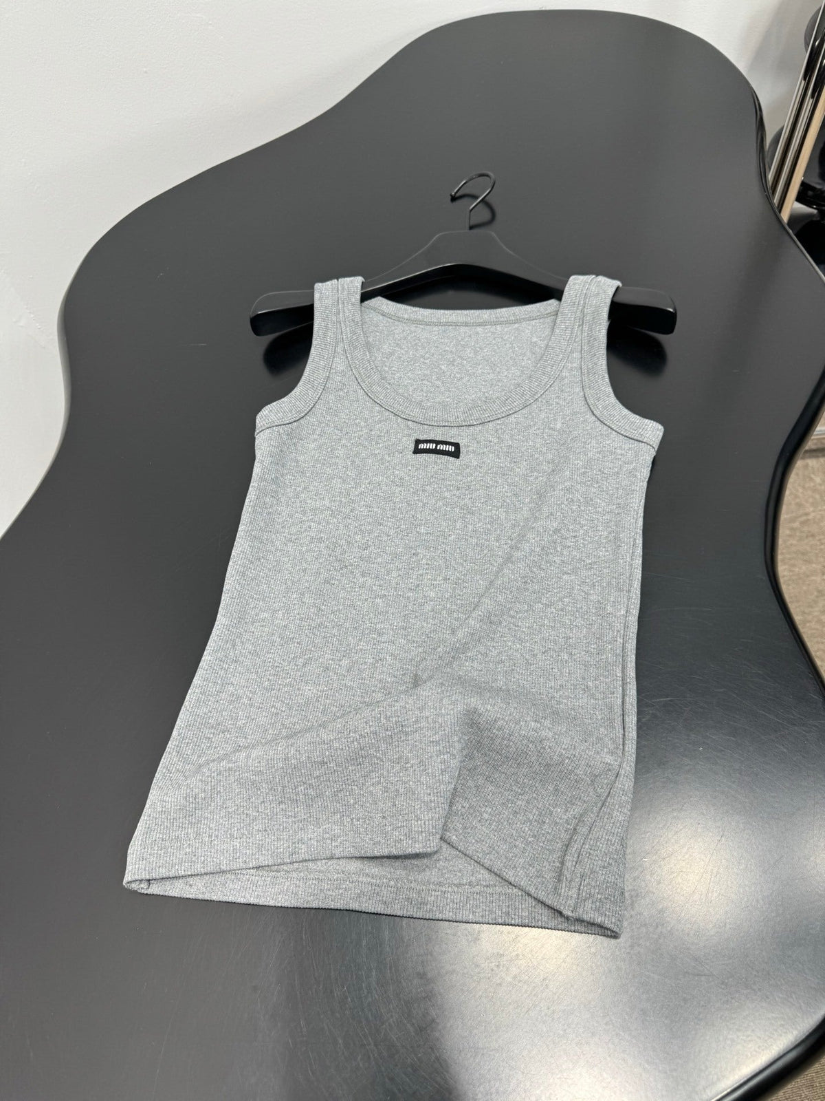 CLASSIC RIBBED LOGO TANK TOP