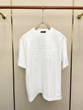 EMBOSSED LOGO COTTON T-SHIRT