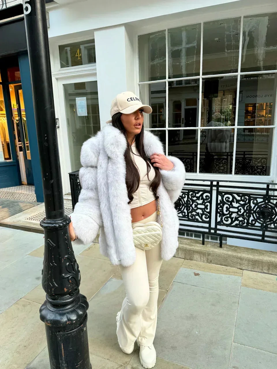 PLUSH FUR COAT