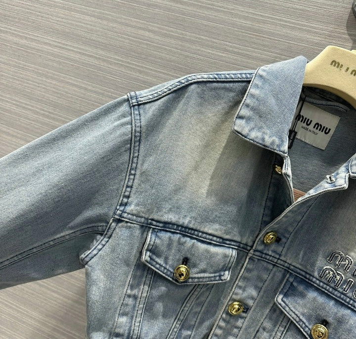 CROPPED DENIM JACKET