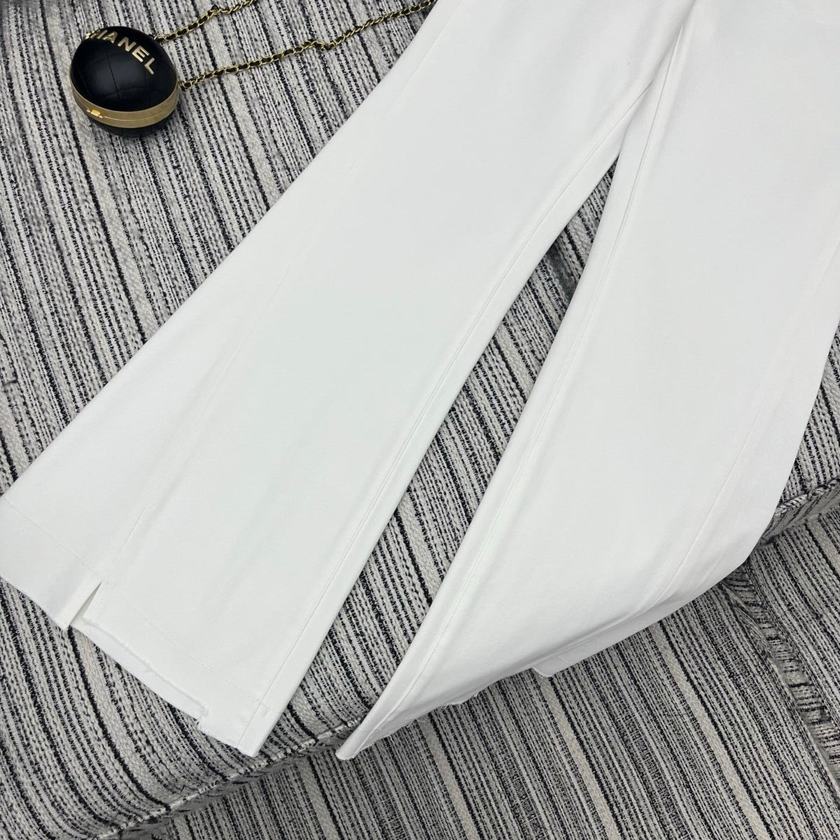 HIGH-WAIST WIDE-LEG TAILORED PANTS