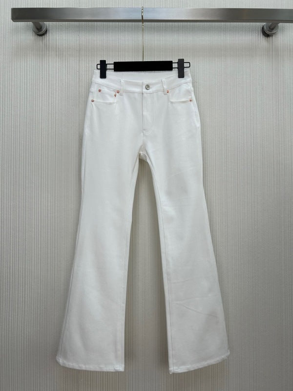 HIGH-WAIST FLARE PANTS