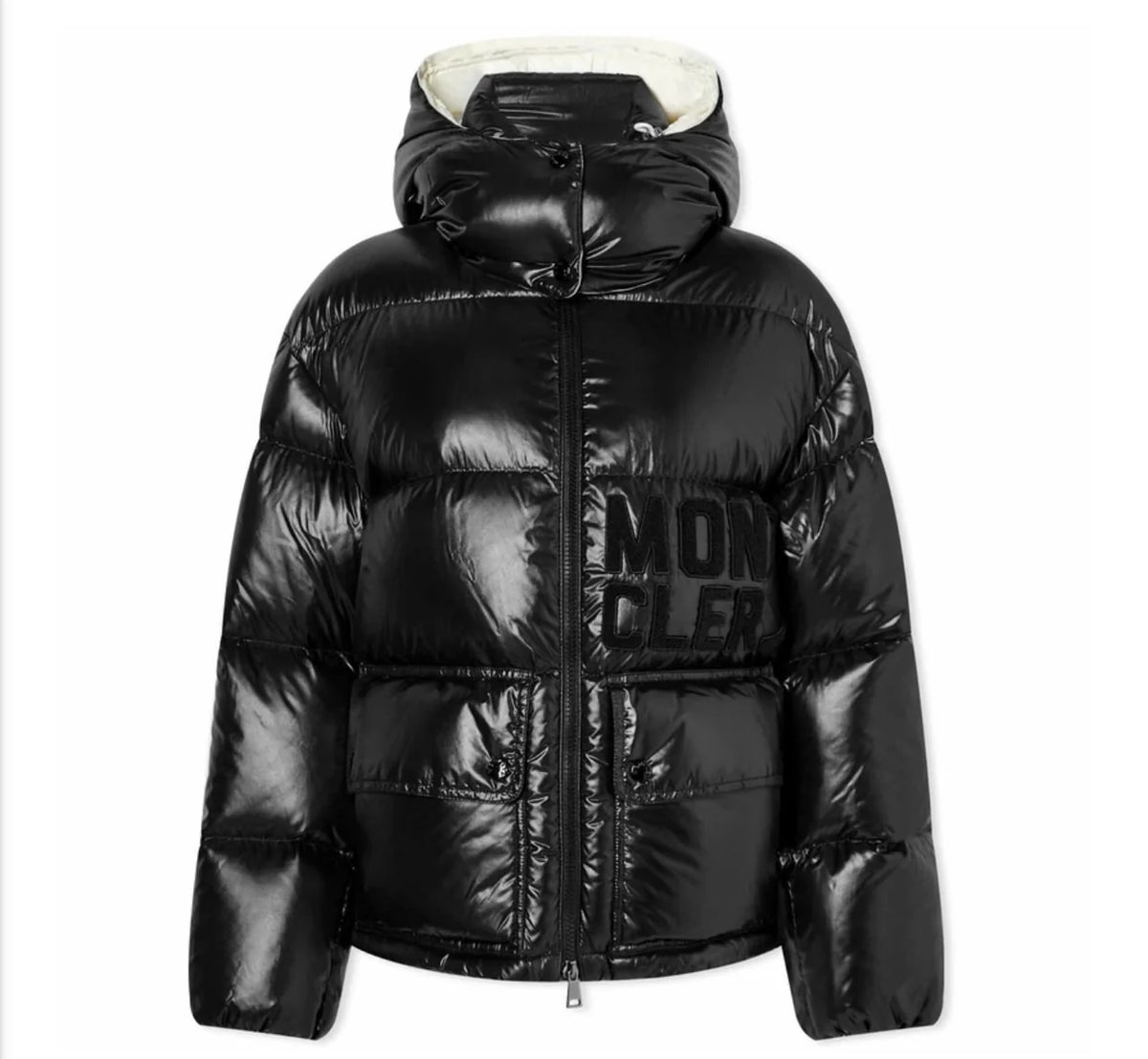 GLOSSY CROPPED PUFFER