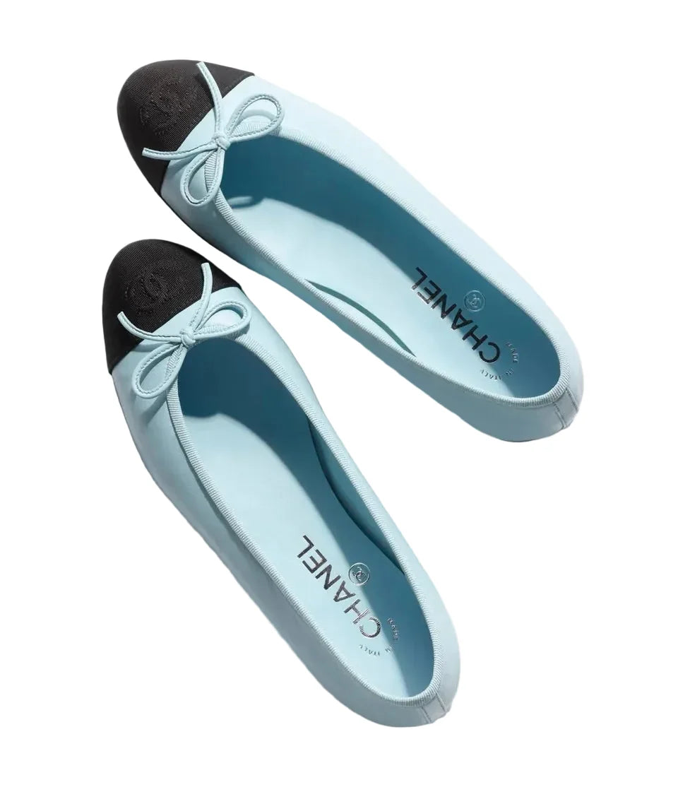 TWO-TONE BALLET FLATS