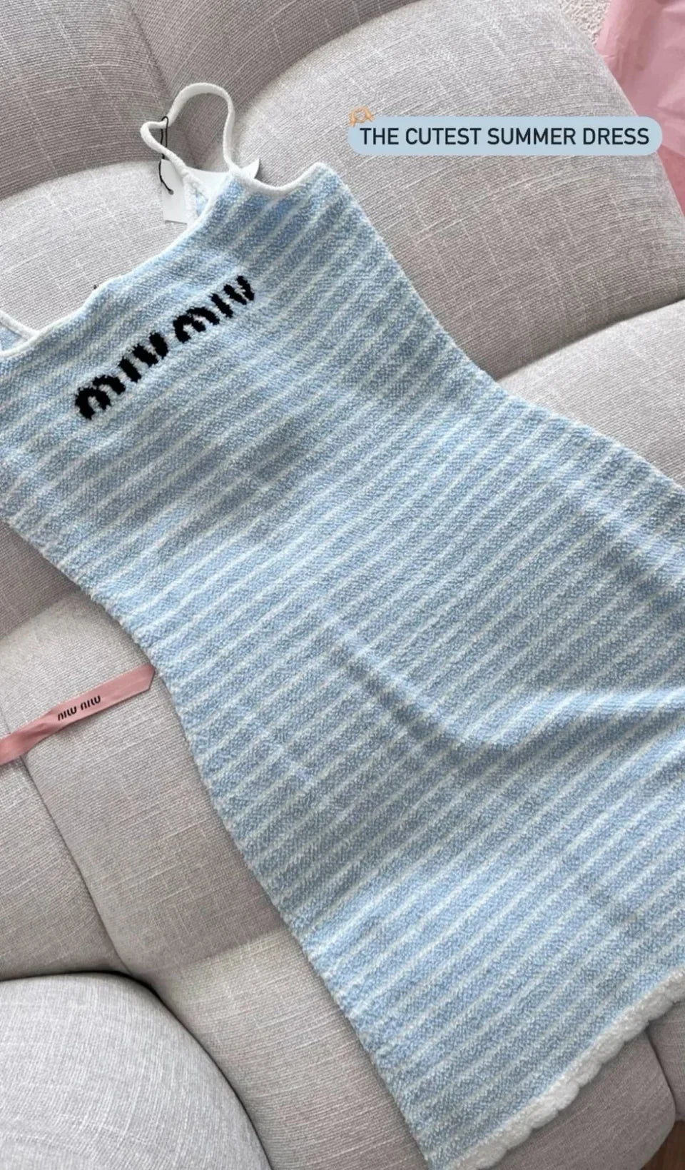KNIT MINI DRESS