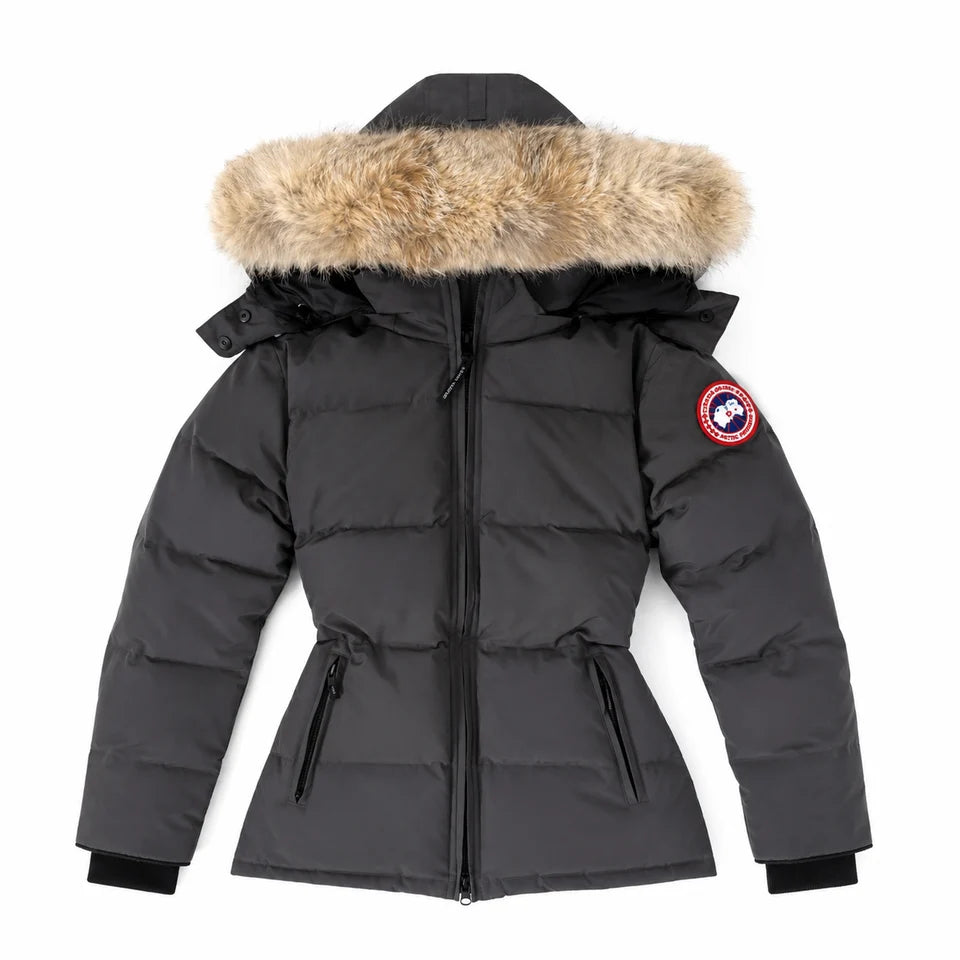 FUR HOODED PUFFER