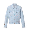 EMBOSSED DENIM JACKET