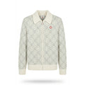 PATTERNED ZIP KNIT CARDIGAN