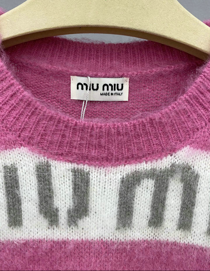 STRIPED KNIT SWEATER