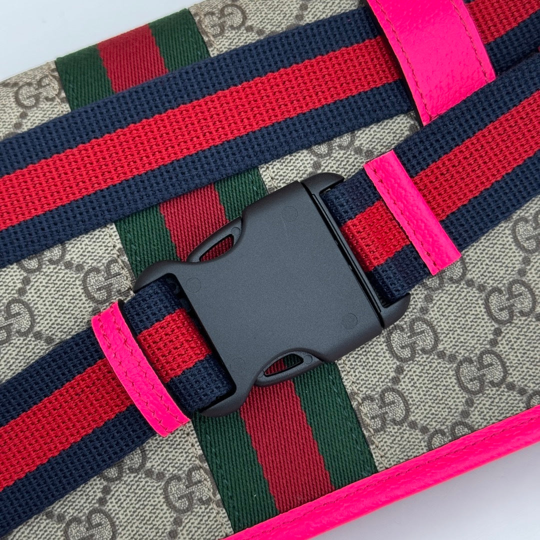 STRIPE MINI BELT BAG – PINK EDITION
