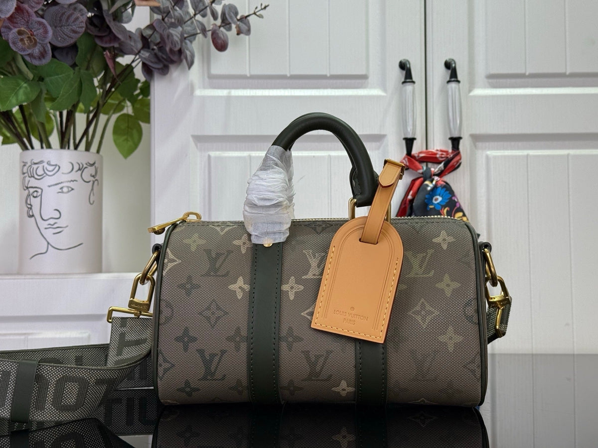 MONOGRAM BARREL CROSSBODY BAG