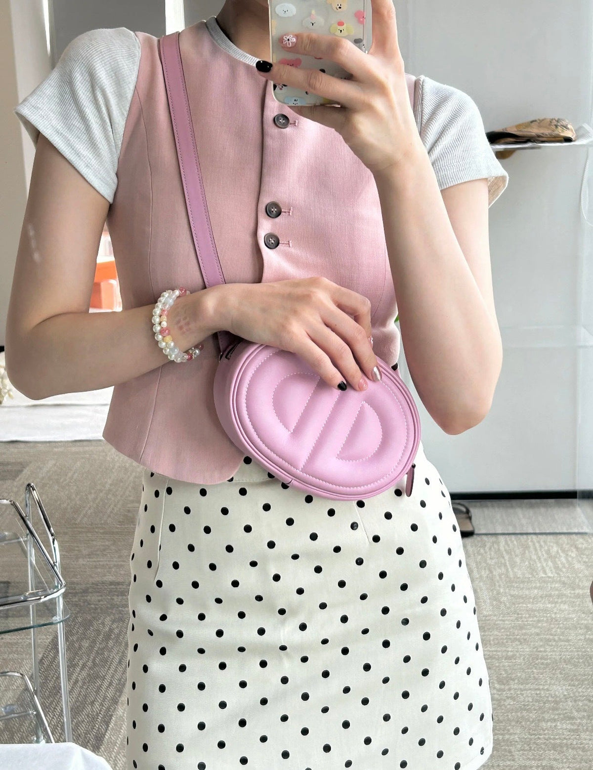 PASTEL ROUND BAG
