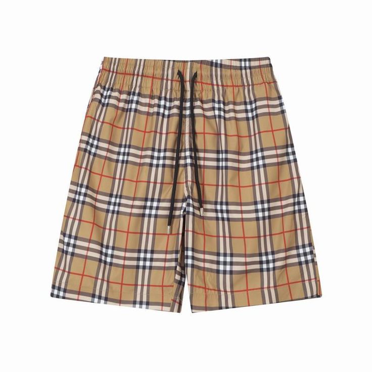 VINTAGE CHECK DRAWSTRING SHORTS