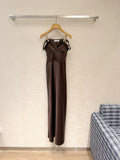 SATIN STRAP MAXI DRESS