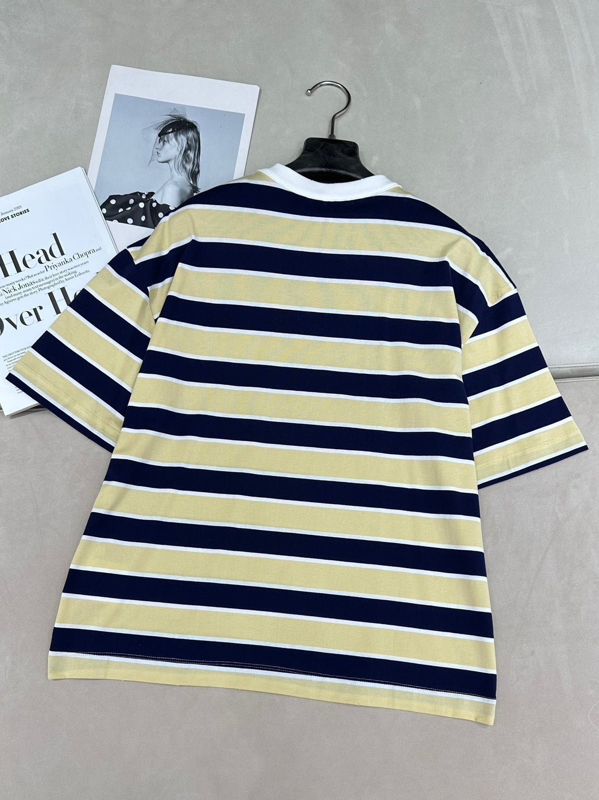 STRIPED POCKET T-SHIRT