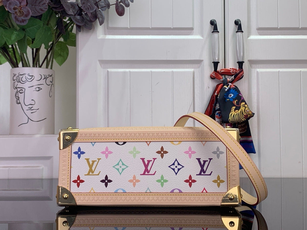 COLORBLOCK MONOGRAM TOP HANDLE TOTE