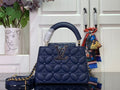 QUILTED TOP HANDLE BAG