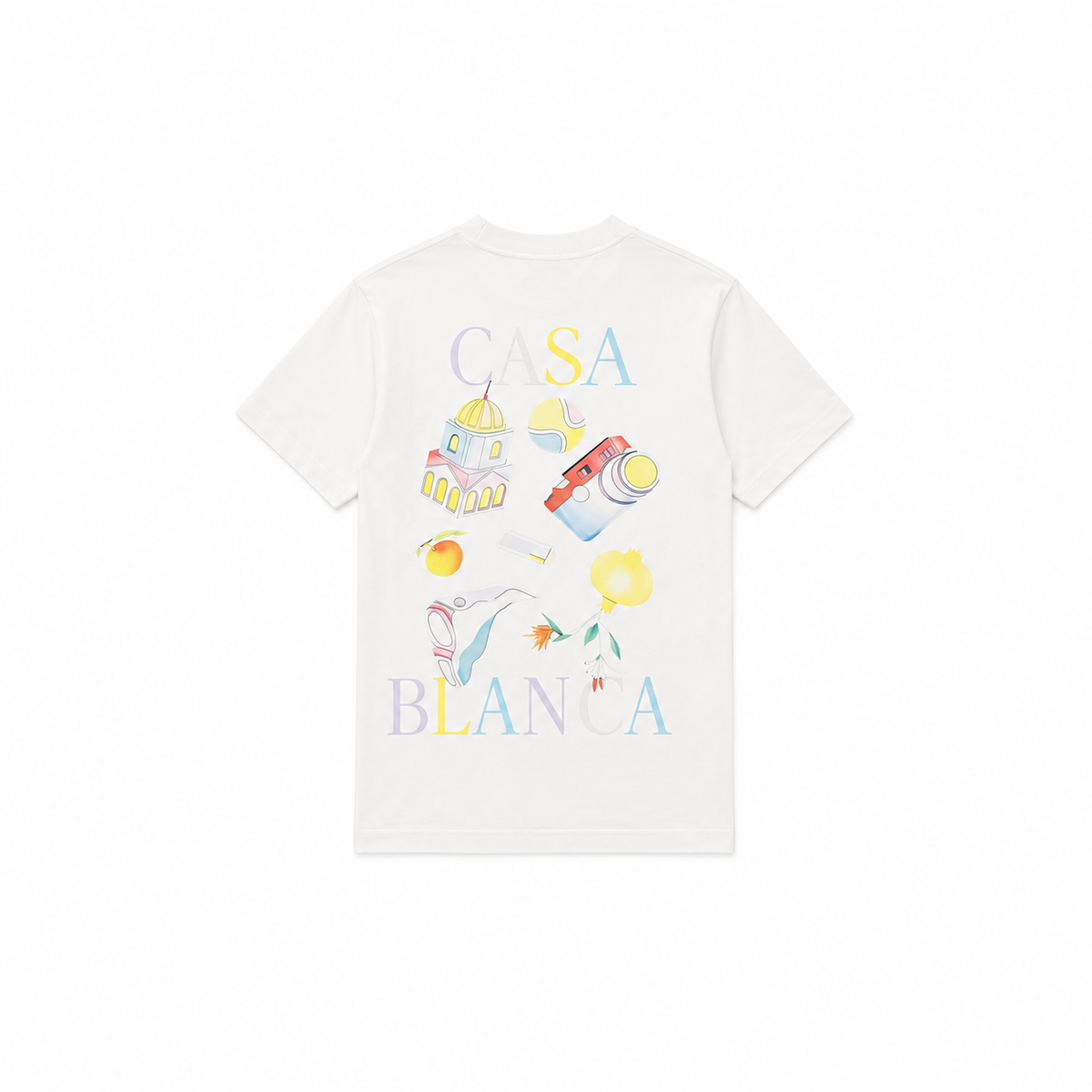 PASTEL GRAPHIC COTTON TEE