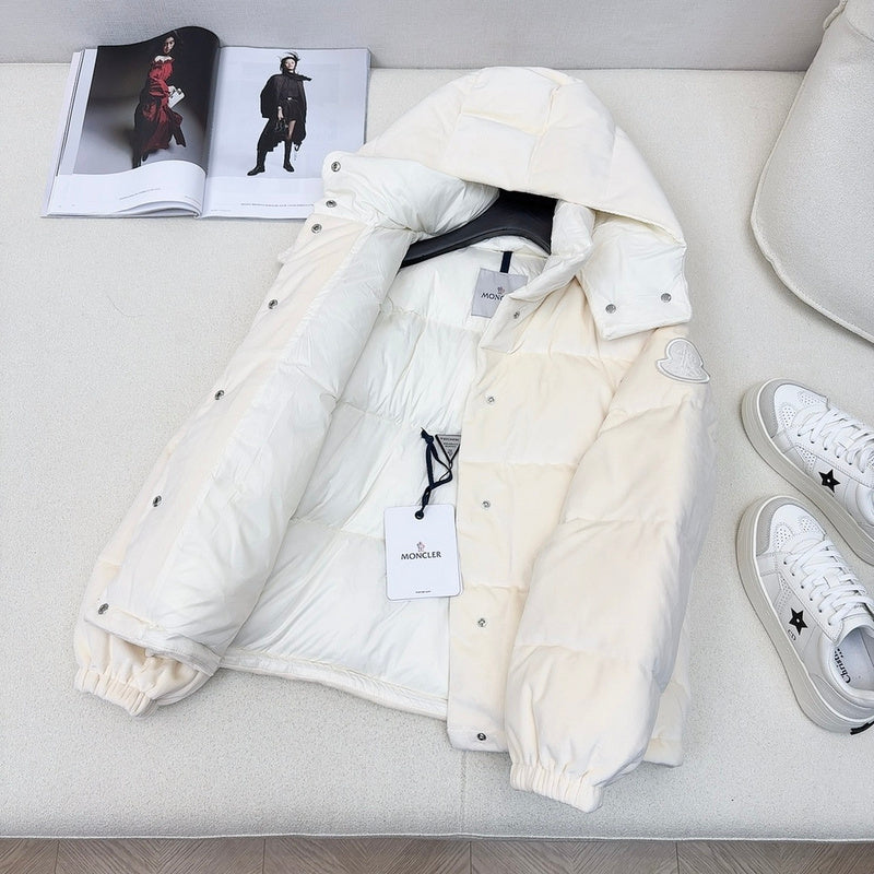 HOODED QUILTED WINTER PUFFER JACKET