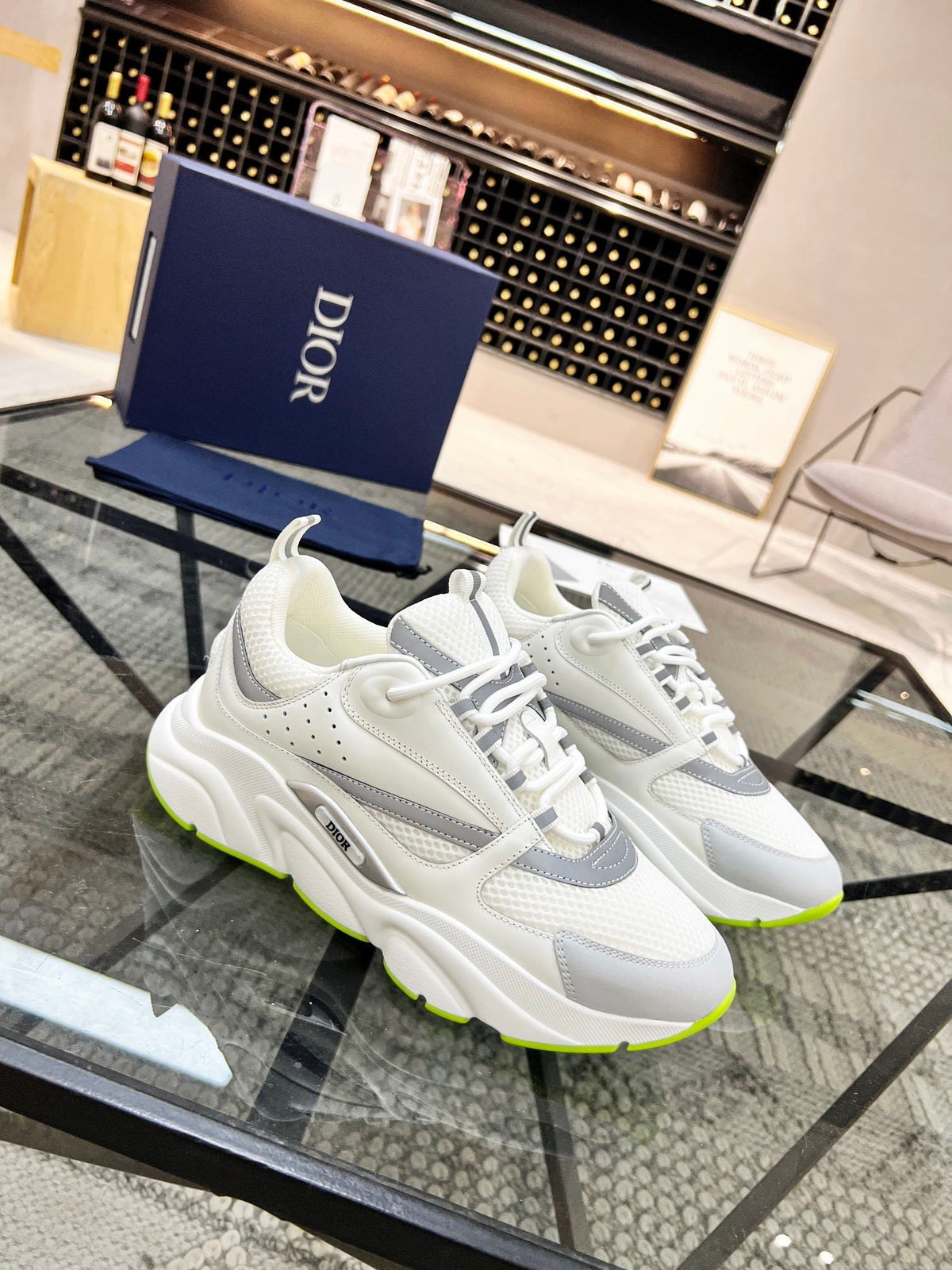 LIGHT GREY SPORT CHUNKY SNEAKERS