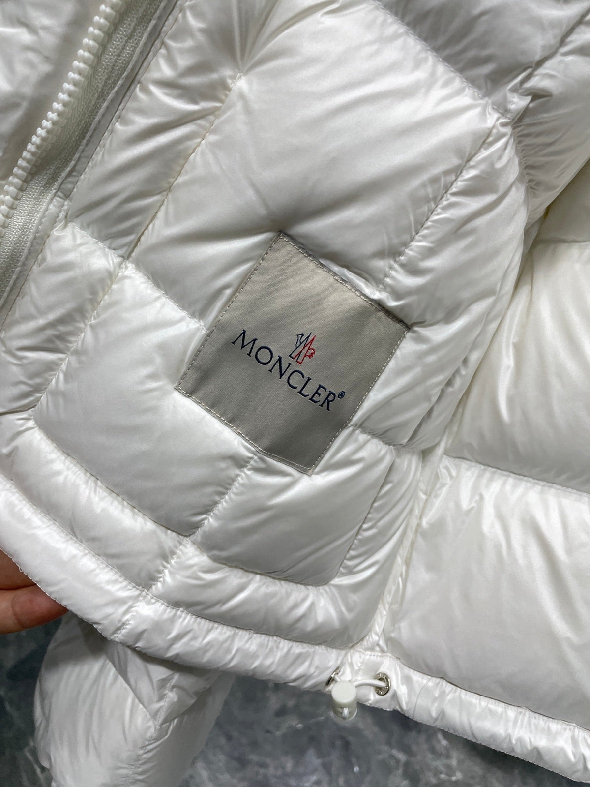 QUILTED HIGH-NECK PUFFER DOWN JACKET