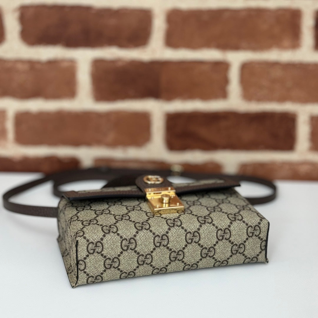 VINTAGE CANVAS TOP-HANDLE CROSSBODY BAG