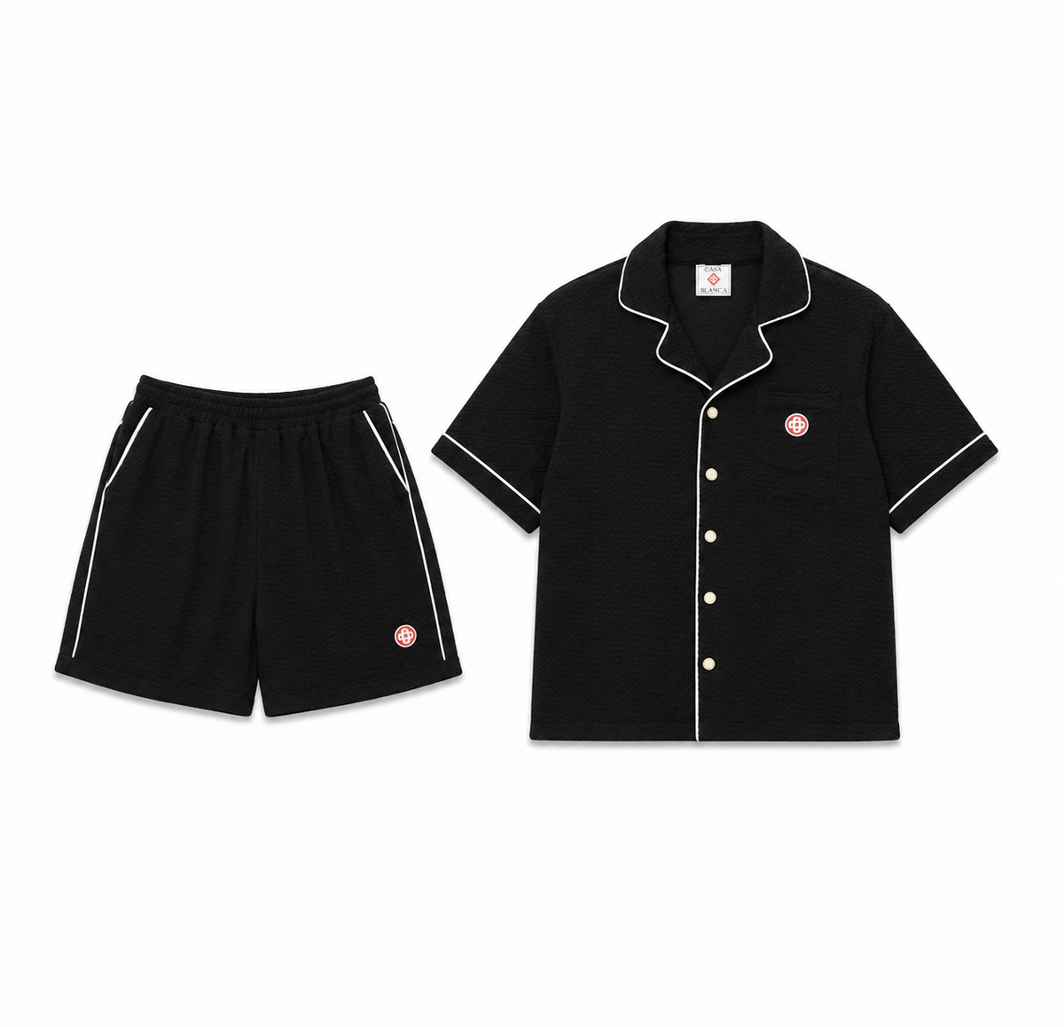 CONTRAST TRIM LOUNGE SET