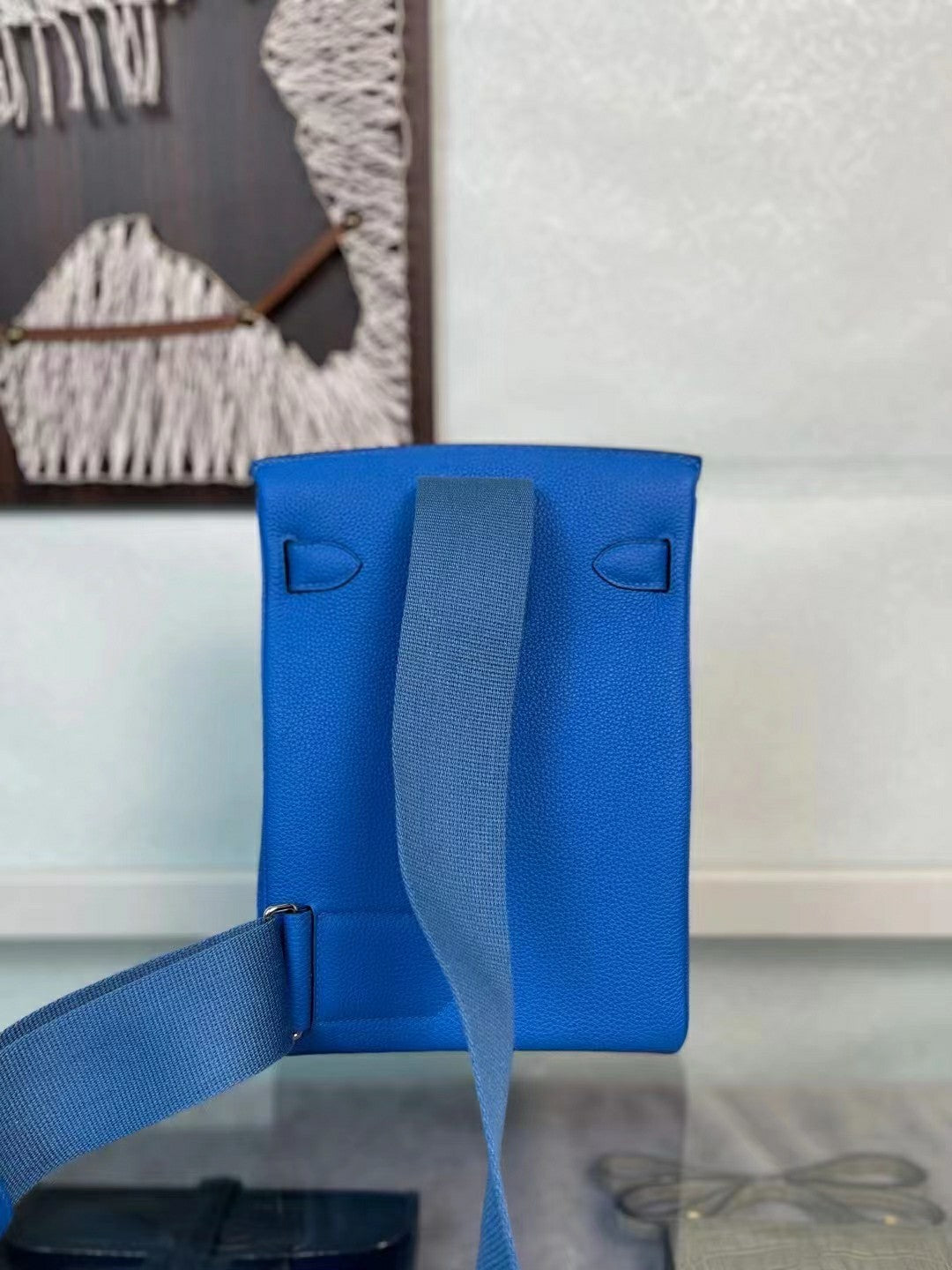 BLUE KELLY CROSSBODY