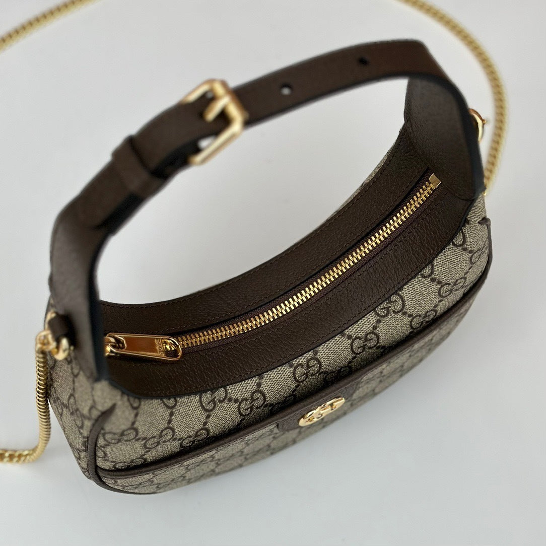 CLASSIC CANVAS HALF-MOON SHOULDER BAG