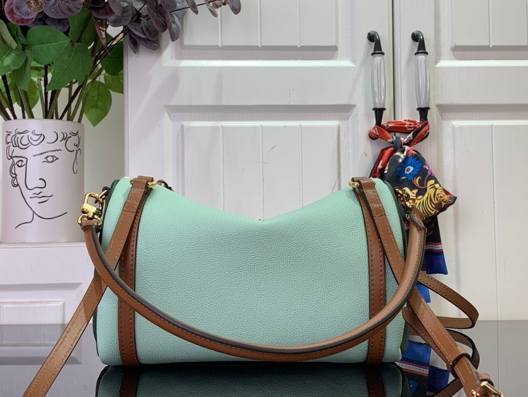 SOFT CYLINDER CROSSBODY BAG