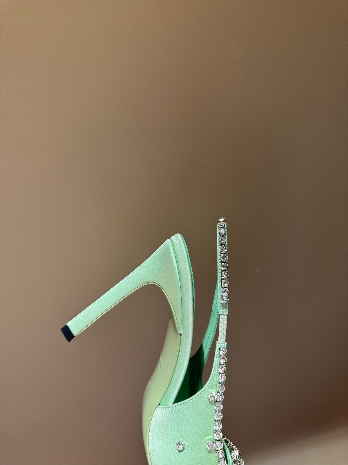 MINT EMBELLISHED SLINGBACK HEELS