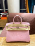 BLUSH CROCODILE BAG