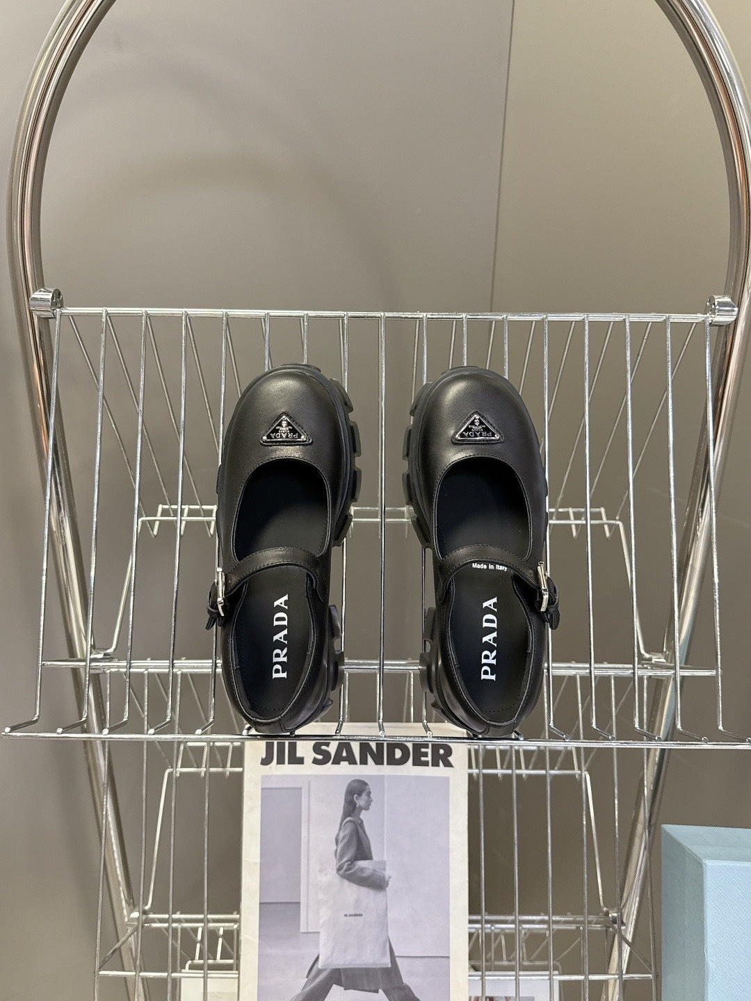 PLATFORM MARY JANE SHOES WITH BUCKLE STRAP