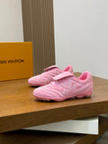 PINK SUEDE SNEAKERS