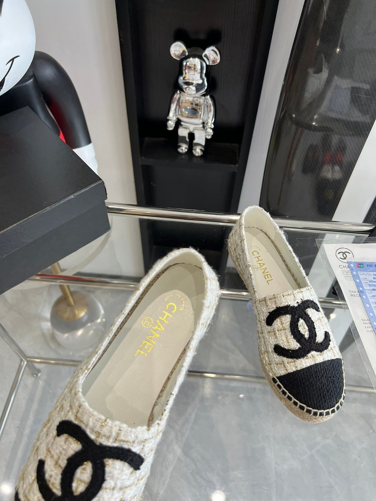CLASSIC TWEED LOGO ESPADRILLE FLATS