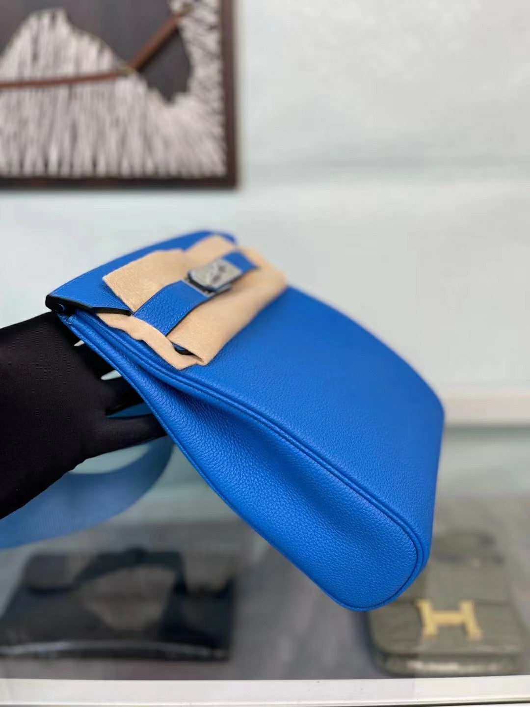 BLUE KELLY CROSSBODY