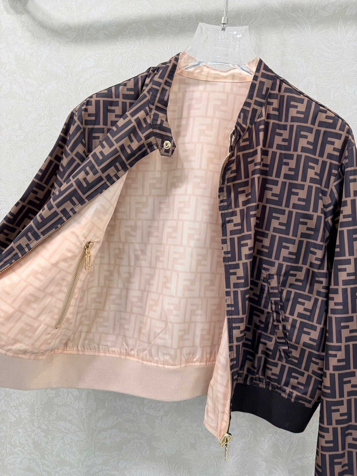 PATTERN ZIP JACKET