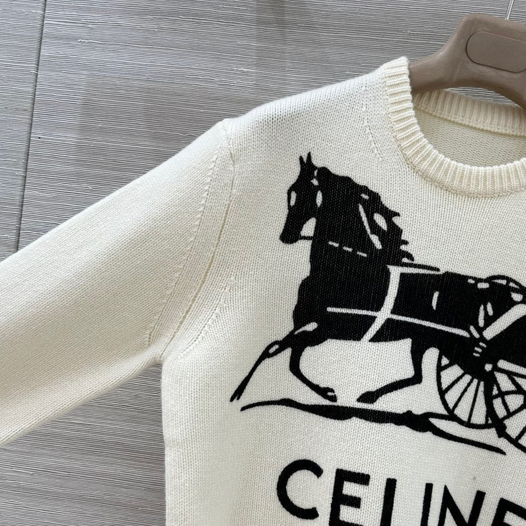 GRAPHIC KNIT SWEATER